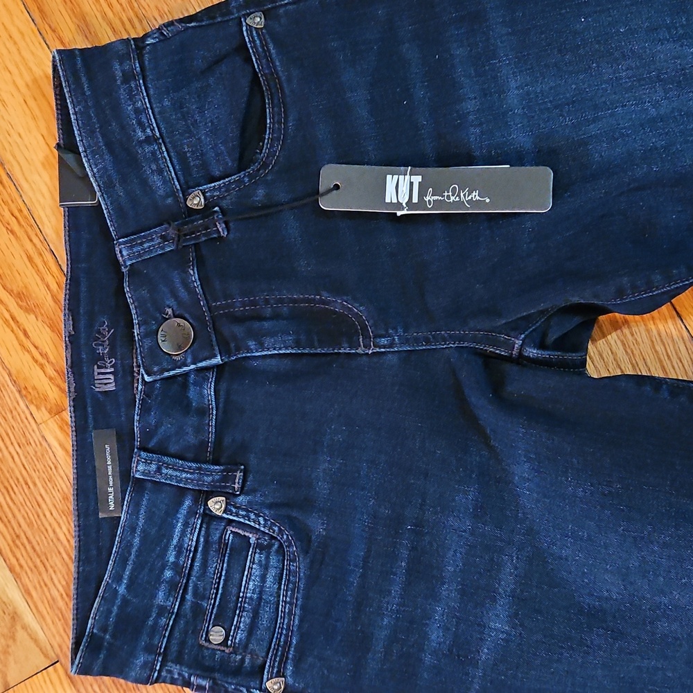 Kut from the Kloth Dark Blue Boot Cut Jeans - Picture 6 of 6